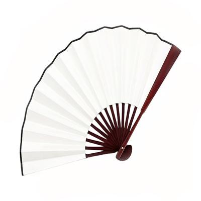 Gold and Silver Formal Japanese Folding Fan for Blank Silk Red Japanese Suitable for Fireworks New [Doyime] Weddings, Pattern, DIY, Fabric, Rib