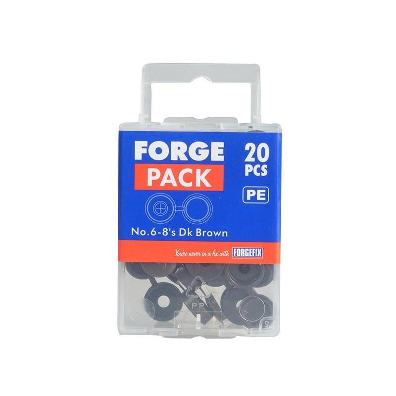 Forgefix Hinged Cover Caps, Bagged
