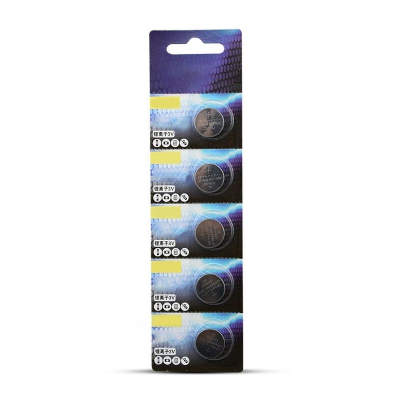 5-Post CR1632/1620/1616 Button Cell Batteries Stable 3V Power Remote Control Coin Battery for Electronics and Gadgets