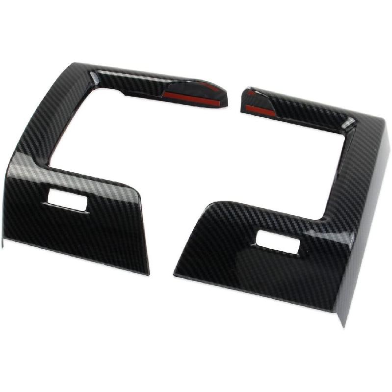 Carbon Fiber Dashboard Side Air Vent AC Outlet Cover Trim for 2022-2025 Nissan Pathfinder