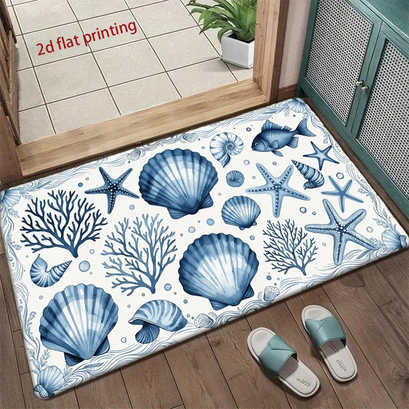 

Sea-themed Digital Mats Living Room Decoration Home Sofa Non-Slip Carpet Study Bedroom Tatami Children S Soft Floor Mat 40x60cm