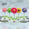 Innenraum-Autodekoration Federnde Wackelblume Armaturenbrett-Ornament, Wackelkopf-Sonnenblumen-Dekor, Niedlich für Rückspiegel und Home Office