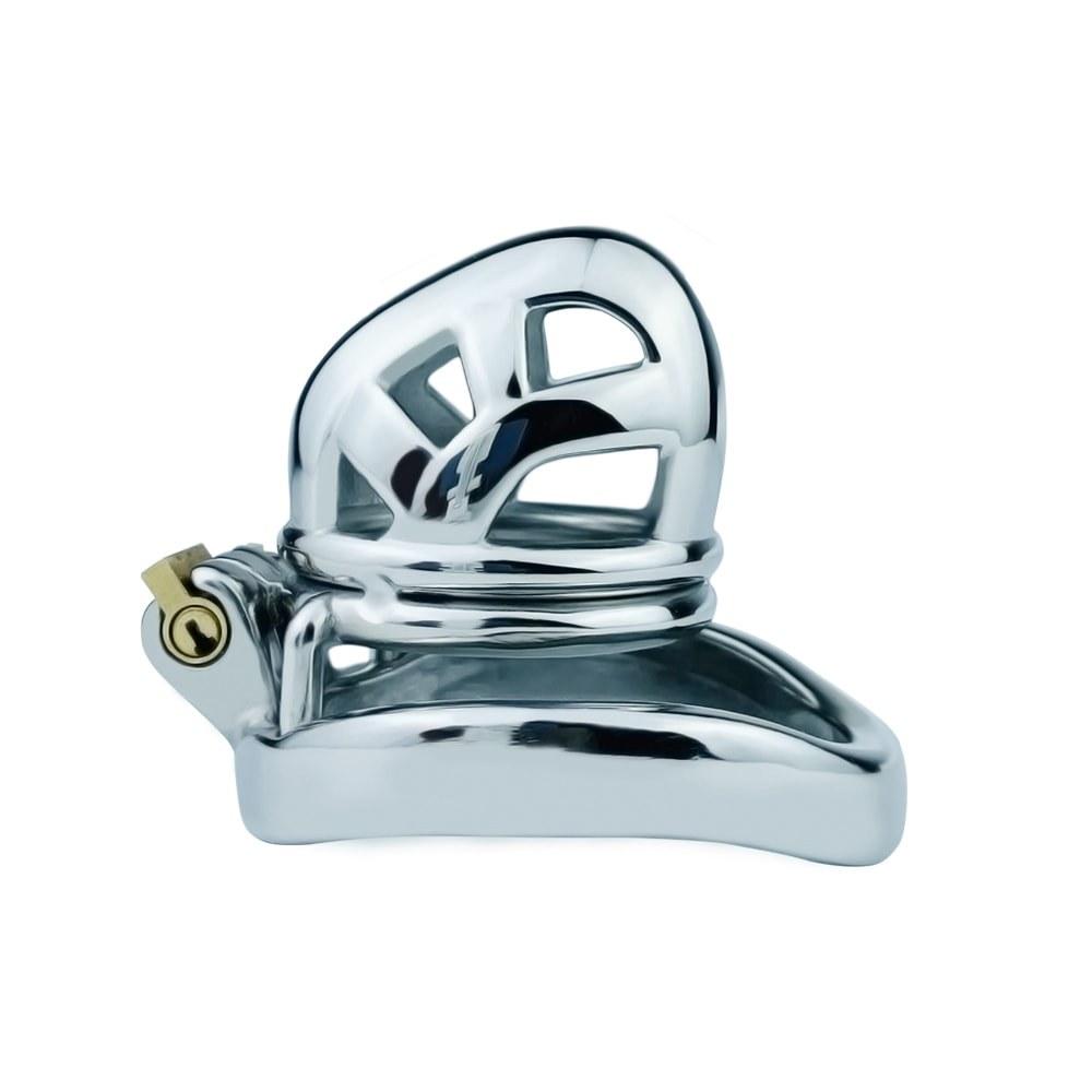 FRRK-144 Lightweight Feeling Cobra Series Chastity Lock Cages Device for Men Metal Stainless Steel BDSM Adult Sex Toys