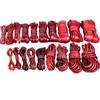 3Mm 4Mm5 Thick Retro Old Reddish Brown Round Cowhide Rope Flat Leather Rope Diy Material Bracelet Necklace Jewelry Rope