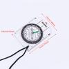 Transparent Map Ruler Compass New Portable Acrylic Orienteering Navigation Multi-function Baseplate Compass Outdoor