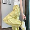 Women's Quick Drying Thin Sports Pants Summer High Waist Casual Convertible Cargo Pants for Outdoor Exercise Fitness