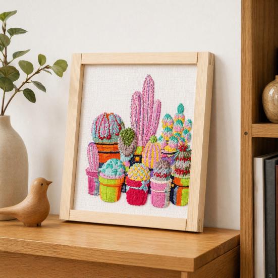 Telaio per Ricamo Fai da Te Barre Stira Tela per Lavoro a Maglia Telaio per Tela da Needlepoint per Ricamo
