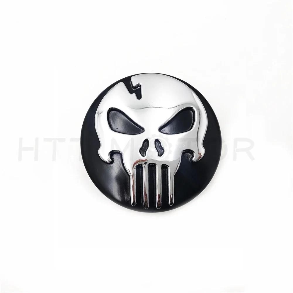 Motorcycle Skull Fuel Gas Tank Cap Cover For Harley Davidson 1992-Up Sportster/1994-Up Road King