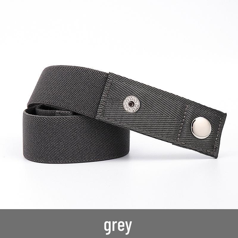 Lazy Unisex Elastic Belt: No-Tie, Seamless, Invisible Canvas Belt for Jeans