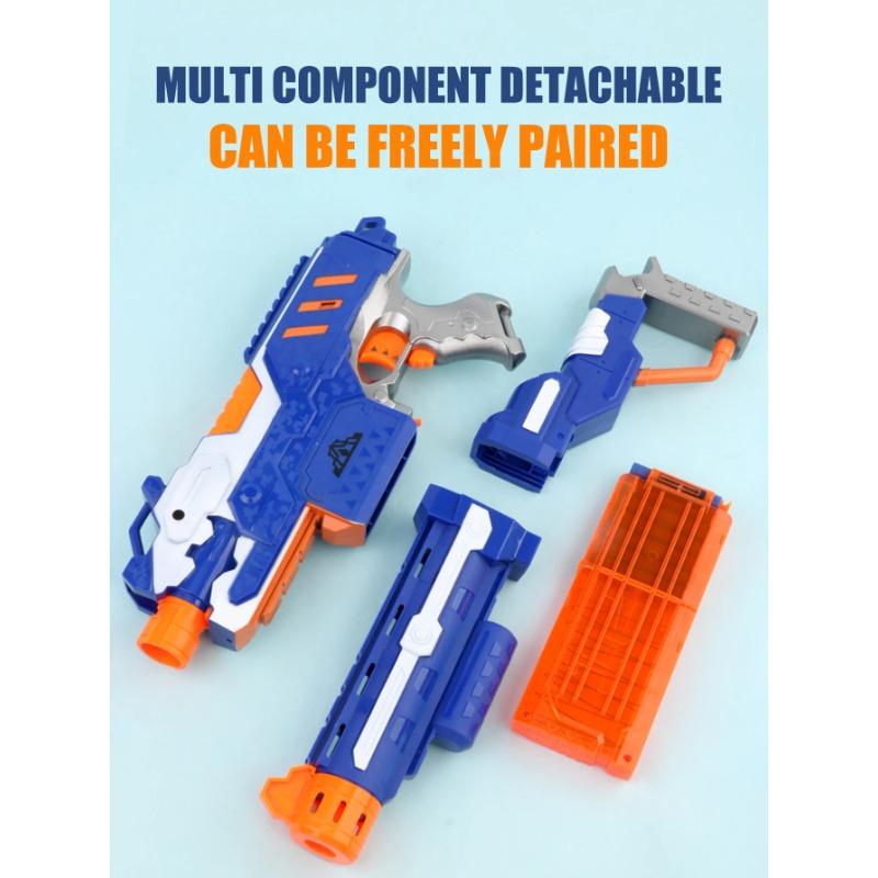 Children's Soft Bullet Toy Gun Submachine Gun With 20 Soft Bullets and 1 Farget Boy's Birthday Gift