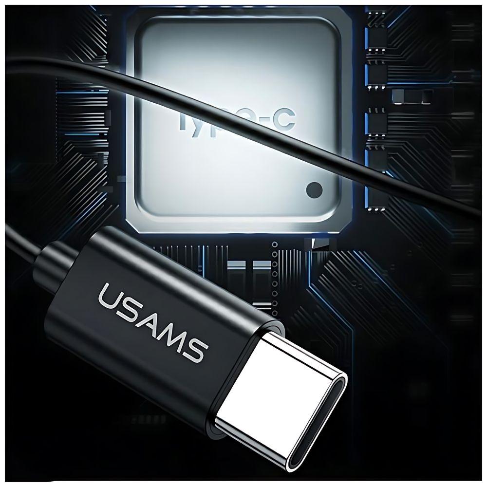 Usams Słuchawki Stereo Ep-43 Metalusb-C Ciemny Zielony/Dark Green Hsep4302
