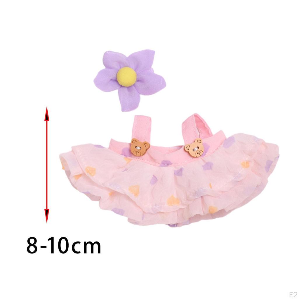 Adorable Doll Outfit Set with Hair Decorations for Young Girls