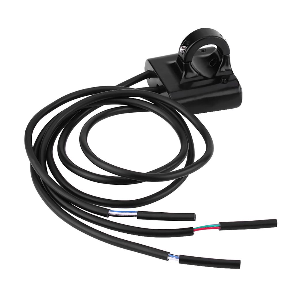 22mm Motorcycle Handlebar Mount Switch Headlight Hazard Brake Fog Light ON OFF with LED Light