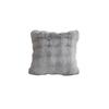 Winter Imitation Rabbit Hair Bubble Plush Throw Pillow Case Bedroom Living Room Sofa Soft Comfortable Pillow Sleeve Hand Warmer