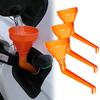 Plastic Car Motorcycle Refuel Gasoline Engine Oil Funnel Moto Car Long Mouth Funnels Car Repair Filling Tools 130/145/160mm