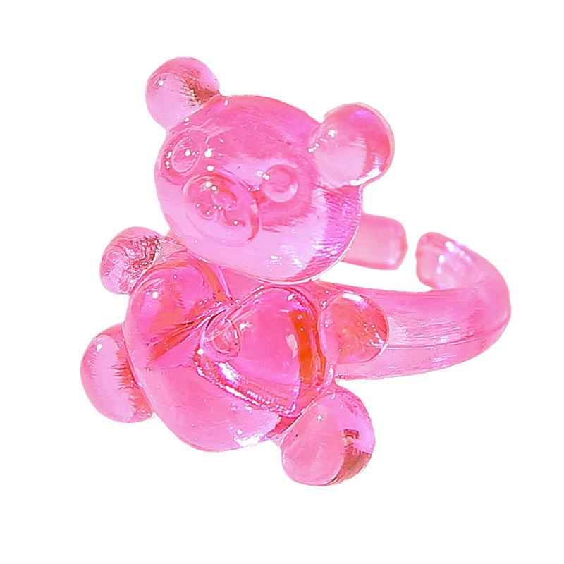 Bunte DIY-Edelsteinringe für Kinder - Kunststoff Acryl Kristall Ornamente Spielzeug