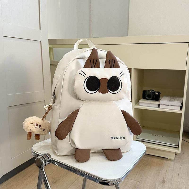 

Грязный Мультяшный Милый Сиамский Кот Рюкзак Студент Средней Школы Студент Старшей Школы Сумка Большая Вместимость Милый Девочки Рюкзак. .