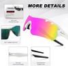 Polarized Sports Sunglasses , 5 Pairs of Interchangeable Lenses and a Carrying Case
