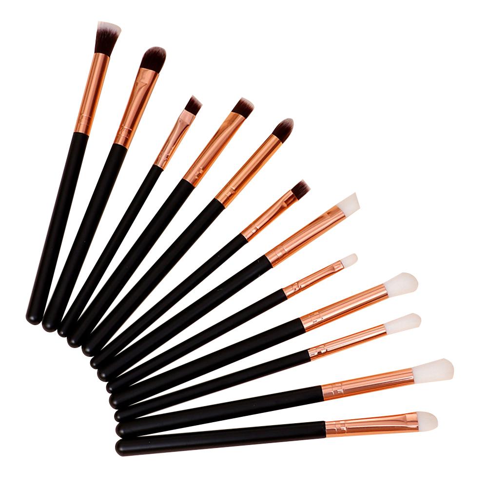 6/12 Pcs Professional Eye Brush Set Eyeshadow Make Up Brushes