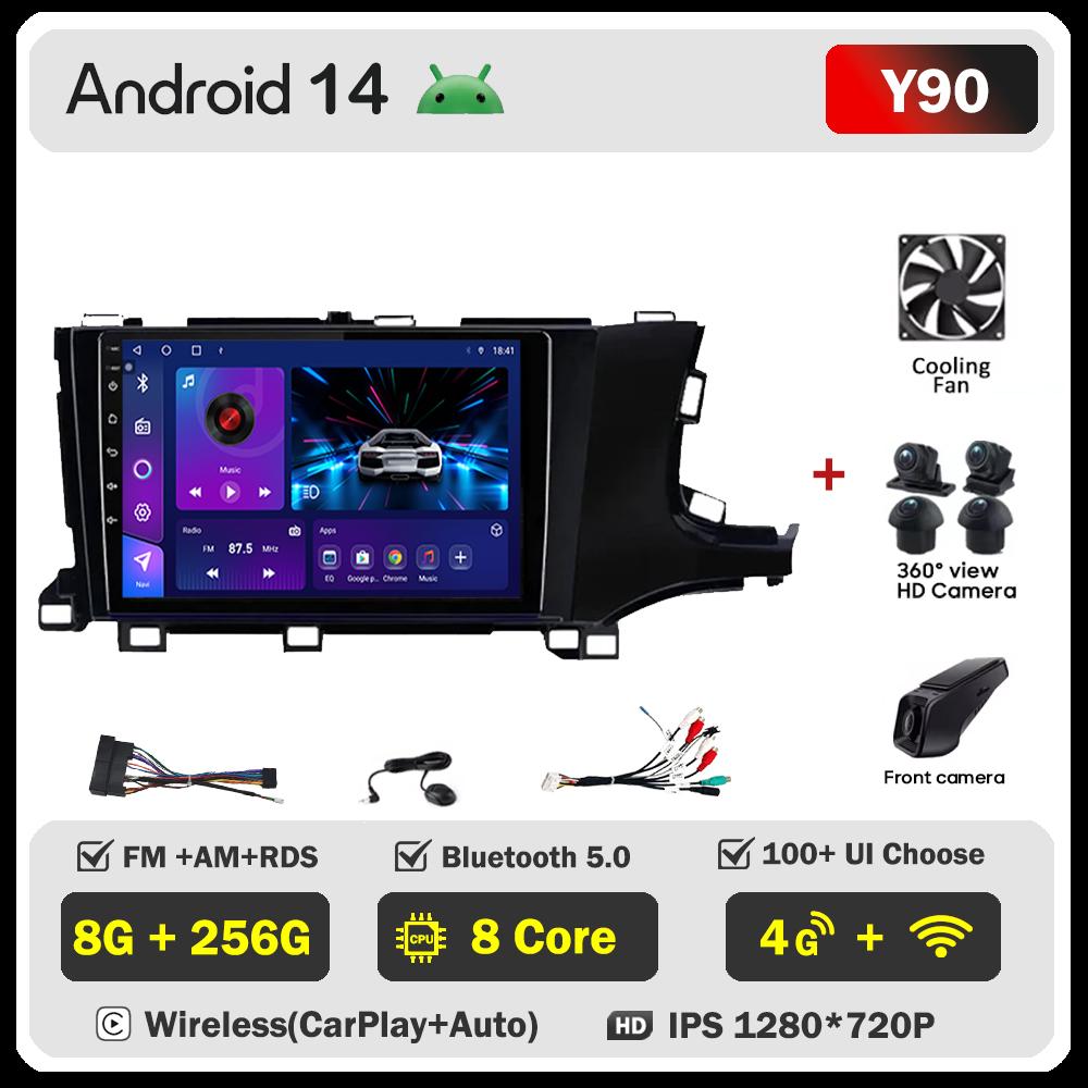 For Honda Shuttle 2 2015 - 2020 Car Radio Player Car Carplay Screen Autoradio Mirror Link Car Intelligent Systems Touch Screen