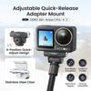 AMAGISN PD15 For DJI Osmo Action 5 Pro/Action 4/3 Adjustable Quick Release Mount Adapter Holder Camera Accessory