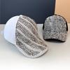 Heavy Industry Rhinestone Hat Peaked Cap Women's Trend Street Spring and Summer Baseball Cap Peaked Cap Pearl Fashion Versatile Hat