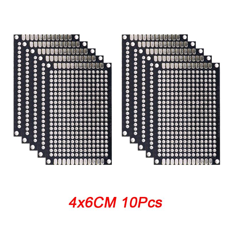 5/10PCS PCB Board Prototype Board Black Double Side Circuit Boards 2x8 3x7 4x6 5x7 7x9cm DIY Electronic Kit Free Shipping