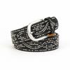 Mei Rhinestone-embellished belt - alloy buckle, women's heavy-duty rhinestone belt