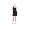 Calvin Klein Solid Color Short Lace Camisole Dress Women Dresses Black QS6846-UB1