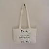 Paper Heart Puffer Bag (Linen)