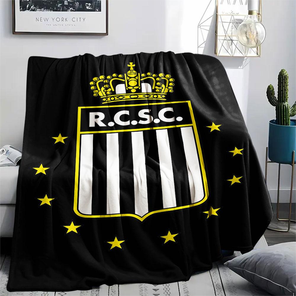 1PC R. Charleroi S.C Patterned Flannel Blanket Suitable For All Seasons for Home Decor Warmth and Comfort Gifts Holiday Present