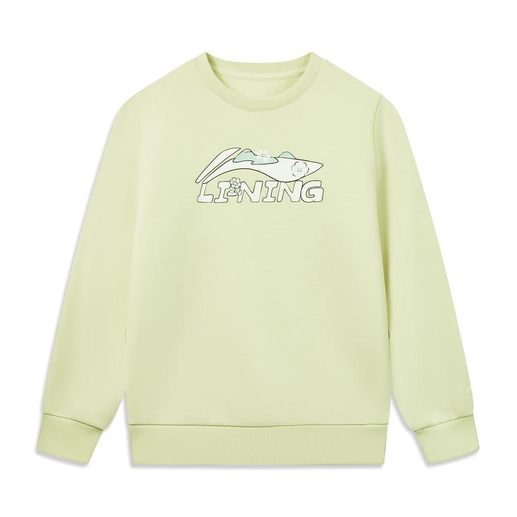 Li-Ning Girls' Kids' Soft Pullover Printed Sweatshirt