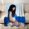 Singer A-Aitana Ocana Cuarto Azul Flannel Soft Warm Plush Blanket For Sofa Living Room Pet Hogar Bedroom Gift Home Car Portable