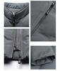 Men's Winter Casual Thick Warm Down Jacket with Stand Collar for Middle-Aged and Young.