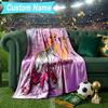 Custom Name Blanket Jem Anime Characters Blanket Bedding Blanket for Travel, Camping, Living Rooms, Offices, Sofas, Fan Christmas gift