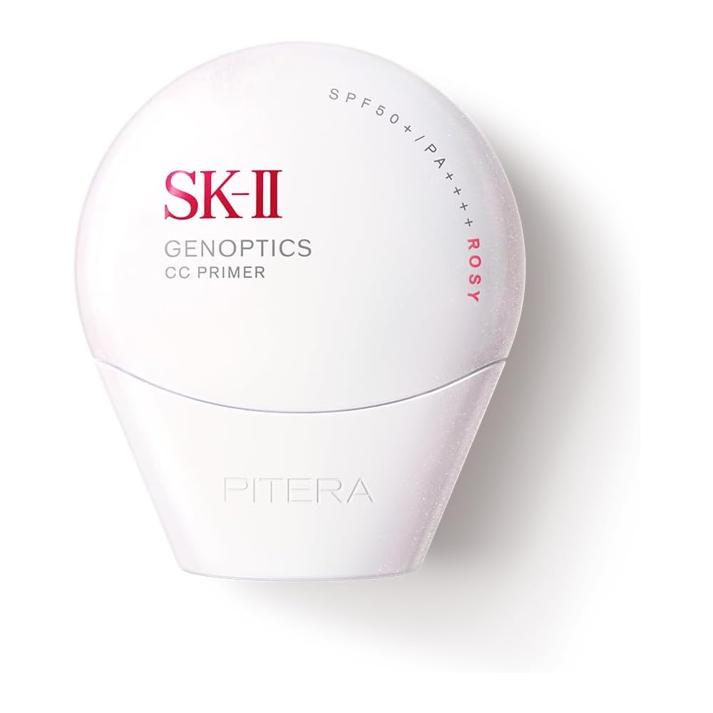 SK-II Official Store | CC Cream Makeup Base | GenOptics CC Primer 30g Rosy Pink | SPF50+/PA++++ Sunscreen, Blemish, Whitening | White Floral Scent | C