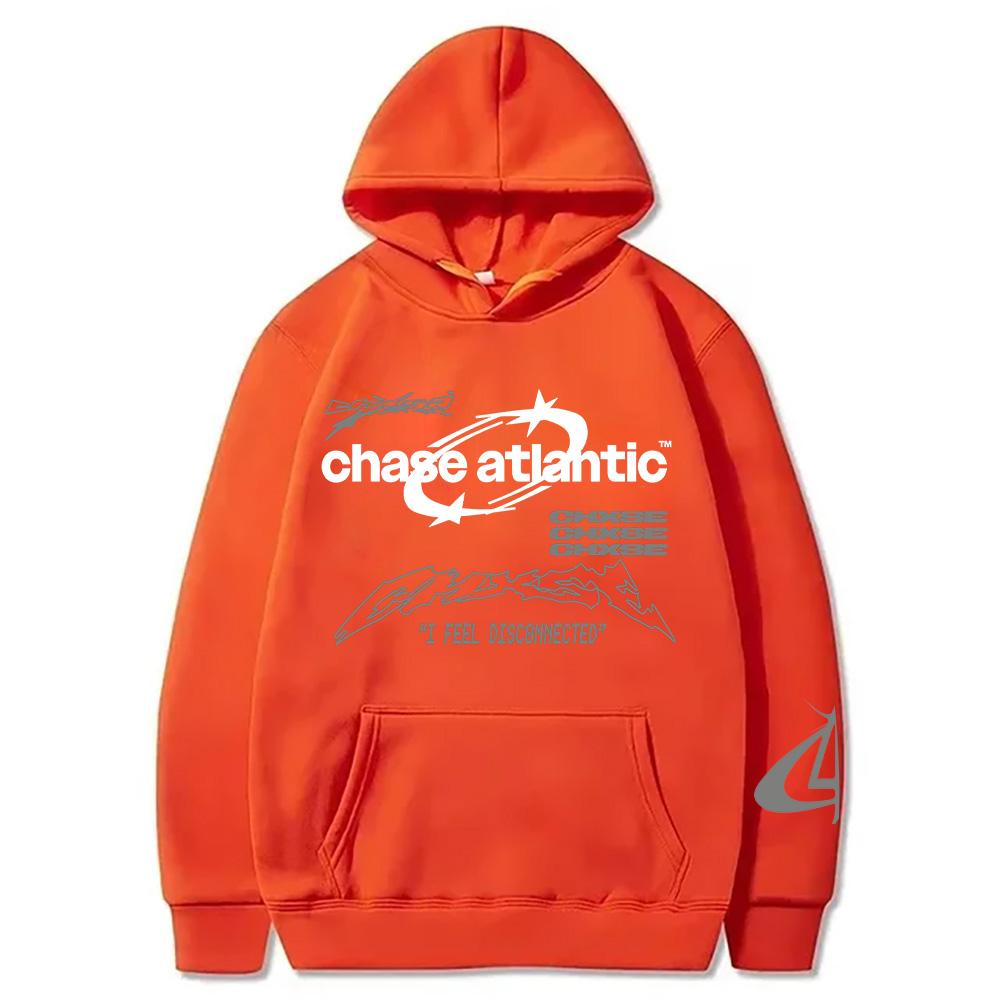 Chase Atlantic I Feel Disconnected Hoodie 2025 Fashion Graphic Clothing Women Men High Street Oversized Pullovers Sweatshirt Y2K