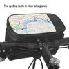 Large Capacity Handlebar Bicycle Bag with Touch Screen for Mobile Phone - Multi-functional Front Bag for Cycling Gear