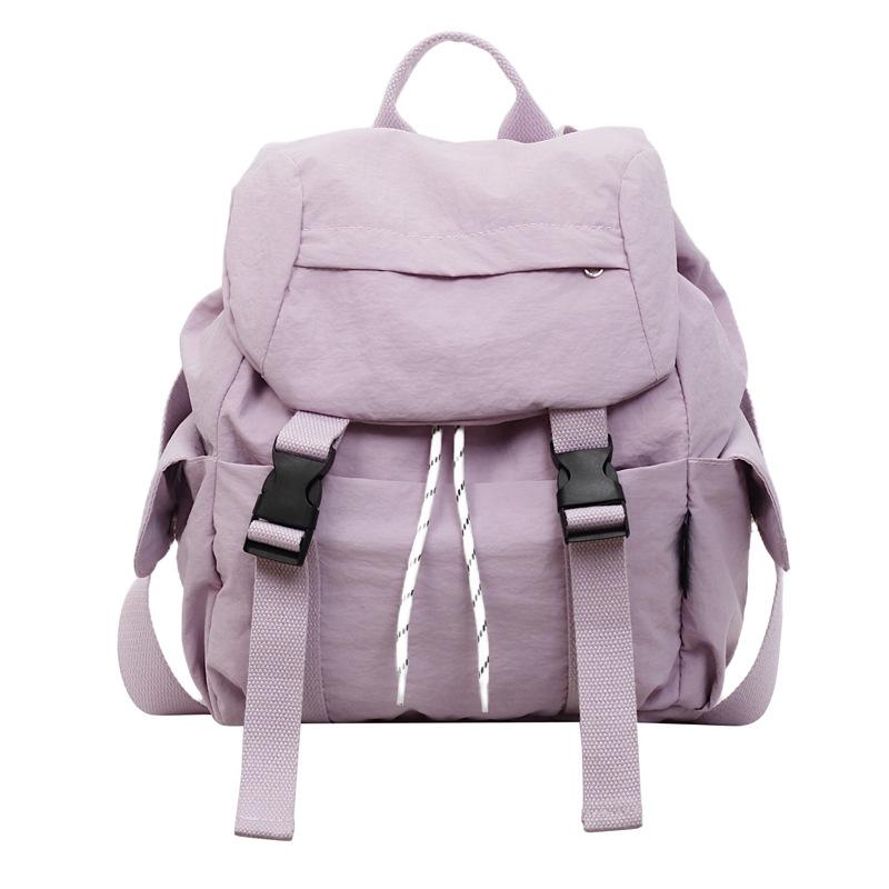 Double shoulder cloth bag female large capacity leisure student class schoolbag campus wind going out travel backpack