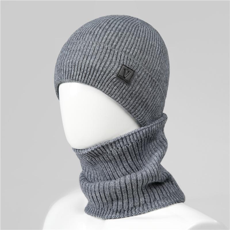 Old hat grandpa men's winter wool hat warm fleece thickened ear protection hat