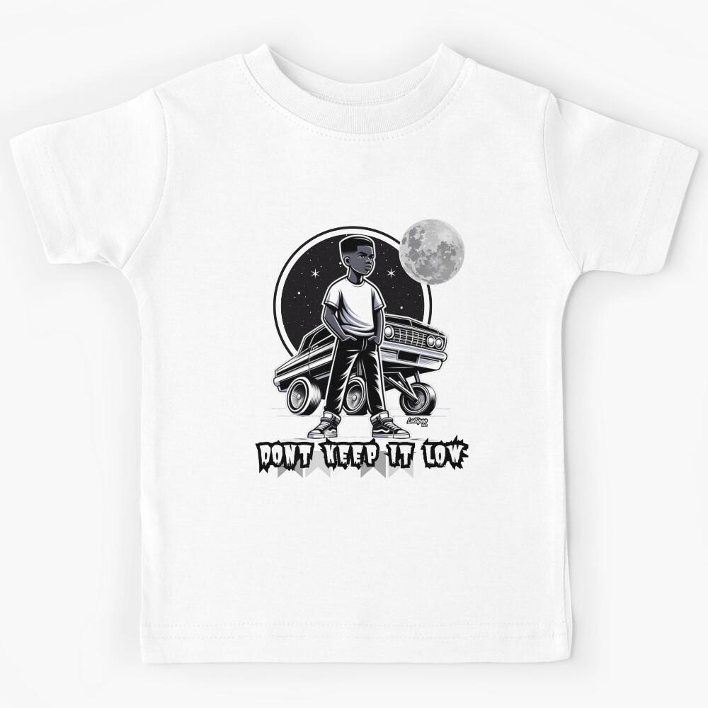 Lowrider Boy - Vintage Classic American Muscle Car - Hot Rod and Rat Rod Rockabilly Retro Collection Kids T-Shirt 130