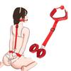 Sexy SM Backhand Back Neck Ring Bound Mouth Ball Slave Alternative Sex Toys Adult Products