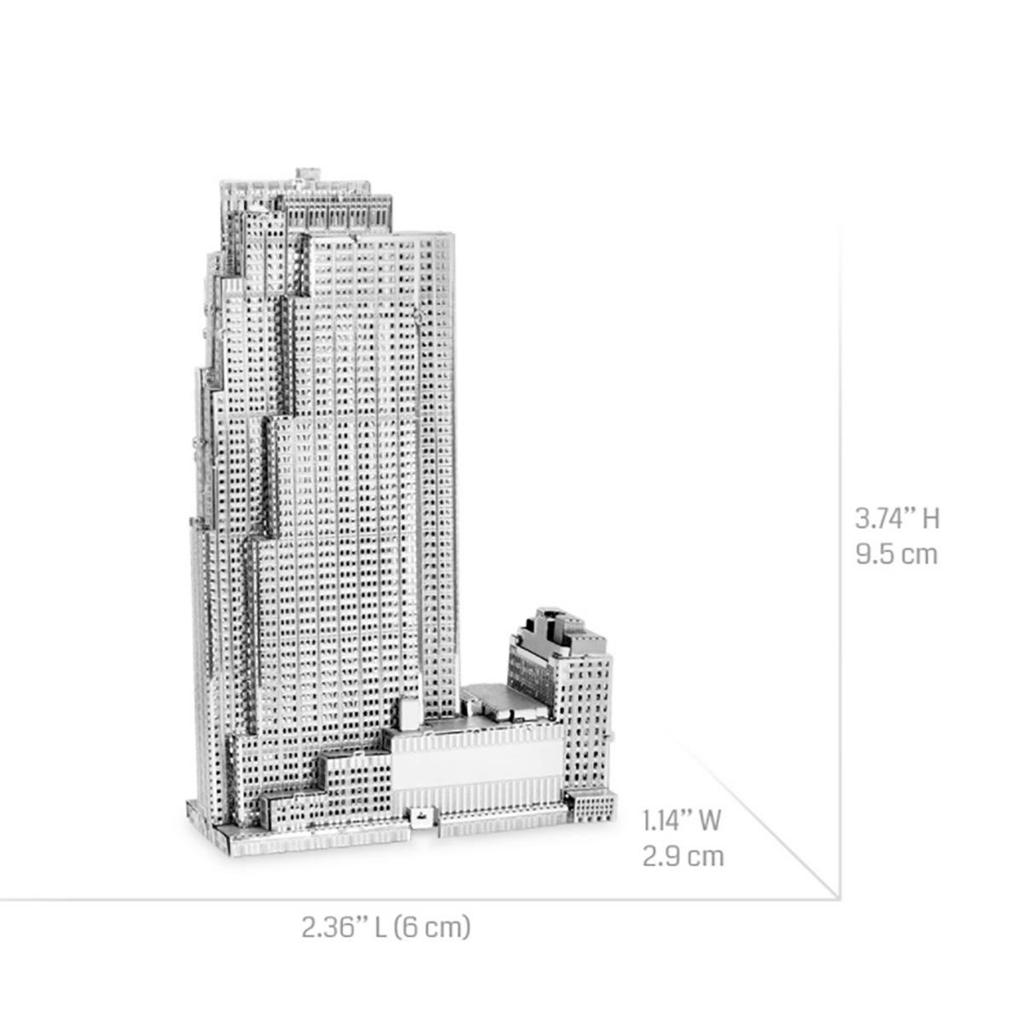 3D Metal DIY Puzzle Model Kit for Adults: Interlocking Educational Toy