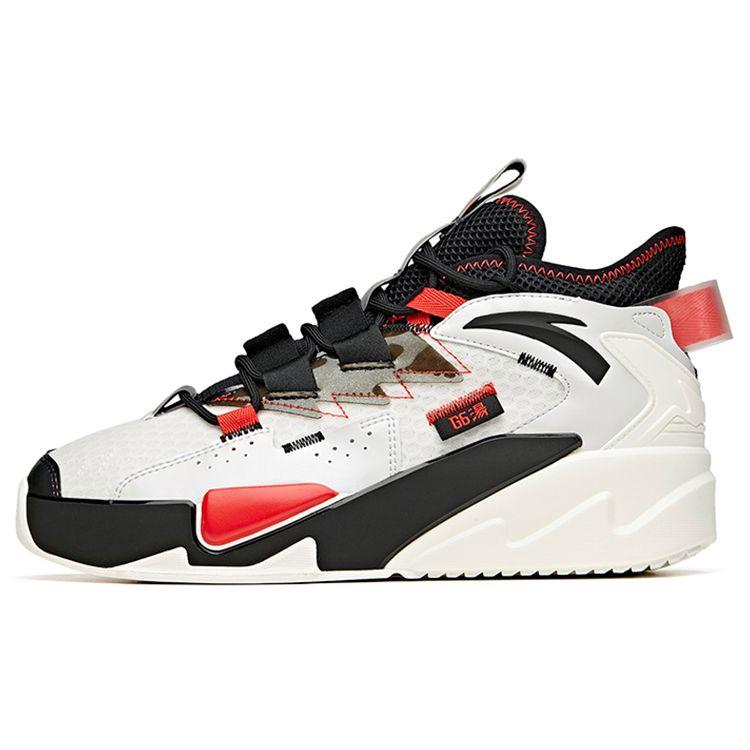 Anta Lifestyle Series Thompson G6 Low Top Sneakers Men Sneakers White Black Gray 112128089-5