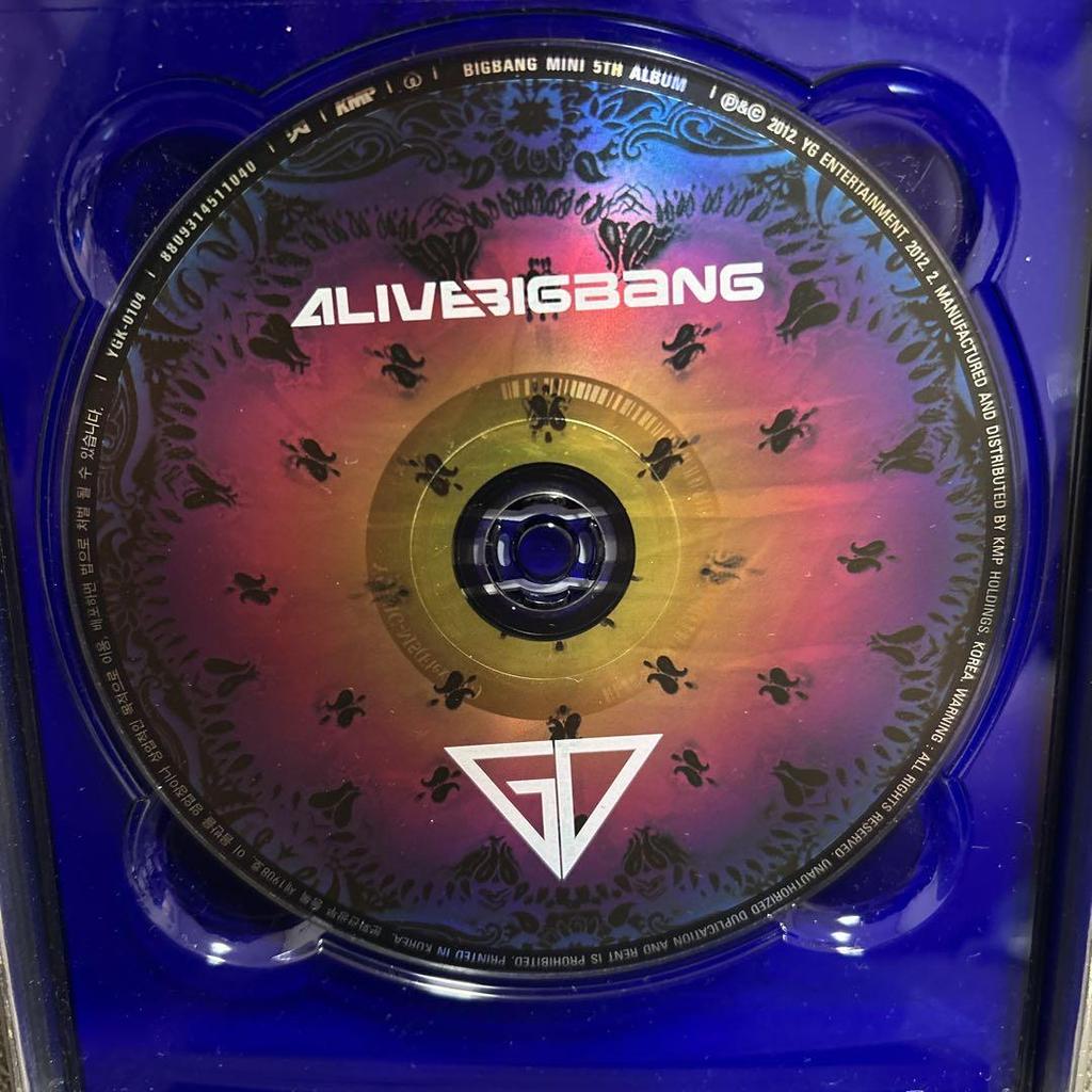 [USED] Korean Edition BIGBANG G-DRAGON ALIVE Jiyeon