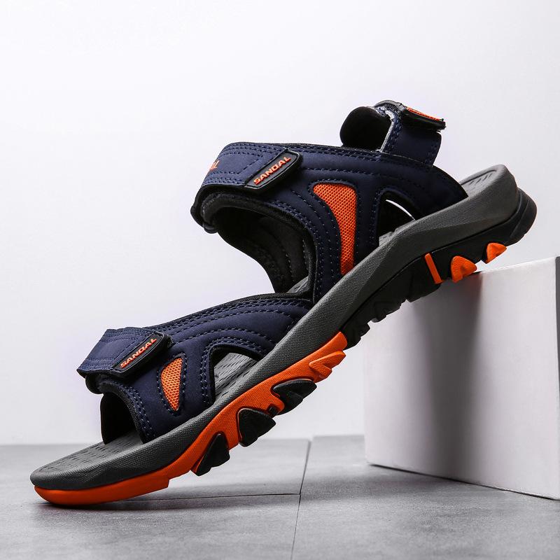 Vietnamese Sandals Men's Beach Shoes New Summer Slippers Dual-use Student Sports Outdoor Plus Size Shoes.