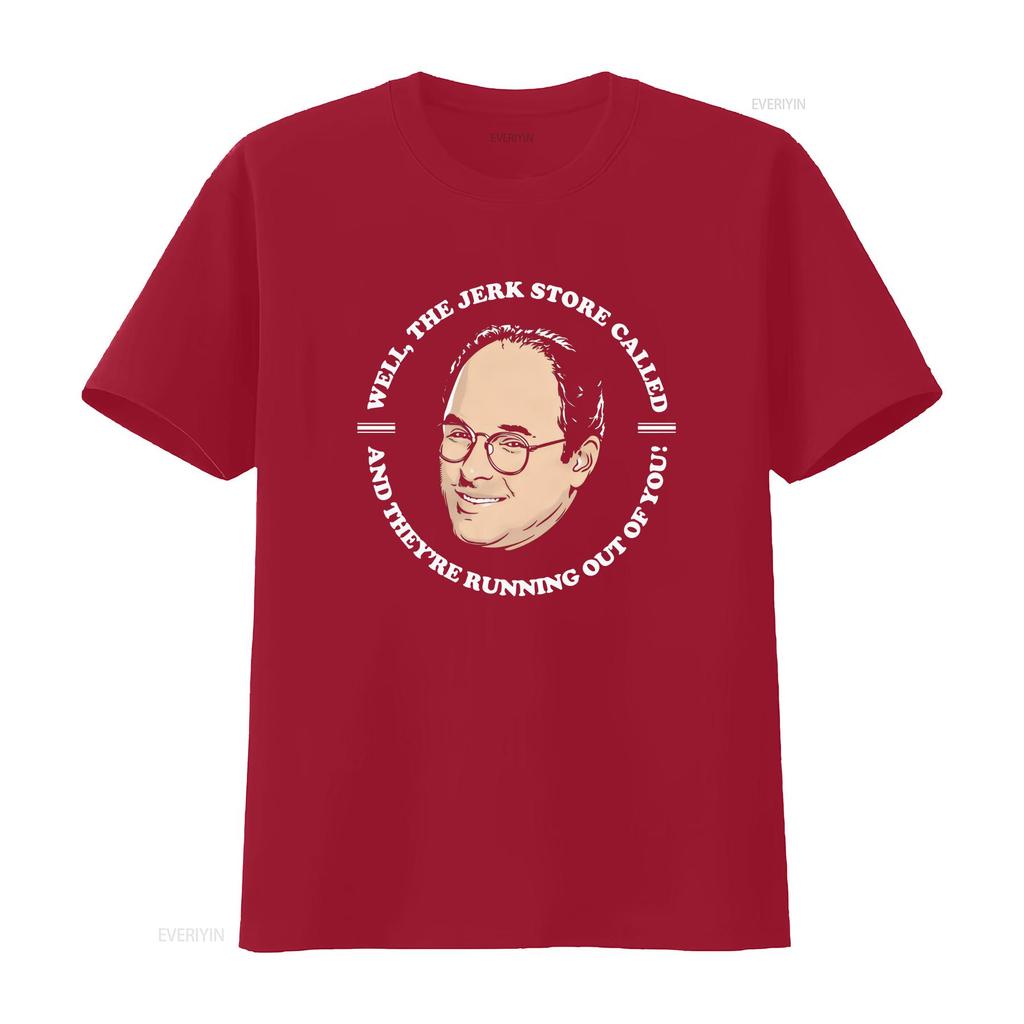 The Jerk Store Called George Costanza T Shirt Vintage Washed Designer Clothes Unisex Slightly Graphic Top For Everyday Wear