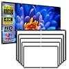 Compact Portable Anti-Light Projector Screen Flexible Use 60/72/84/100/120 Inches for Travel