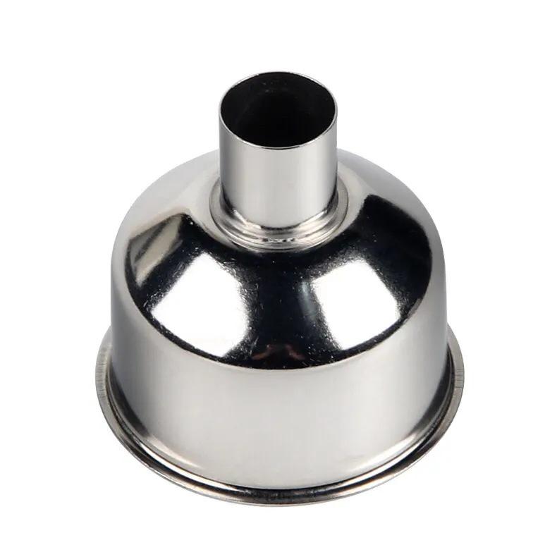 Stainless Steel Dual-Caliber Funnel Set for Wine and Oil Dispensing