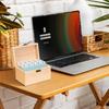 Natural Material Index Card Holders 6 Assorted Colors 150 Sheets Ink Control Technology Compacts Office Home Organizers